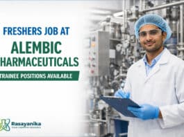 Freshers Job at Alembic