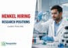 Henkel Hiring Chemistry Graduates | Apply for Research Position