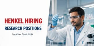 Henkel Hiring Chemistry Graduates | Apply for Research Position
