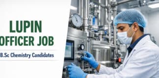 BSc Chemistry Job at Lupin | Apply Now for Officer Role