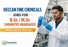Freshers Job at Deccan Fine Chemicals | B.Sc./ M.Sc. Chemistry Graduates Eligible