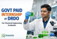 Govt Paid Internship at DRDO | Btech Chemical Engineering Graduates | Apply Online