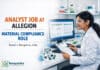 Analyst Job at Allegion | Material Compliance Role
