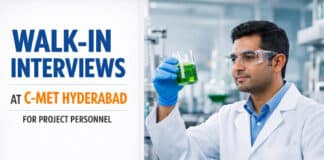 Walk-in Interview for Project Personnel at C-MET