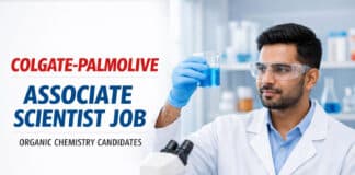 Colgate Hiring Chemistry Graduates | Apply Now