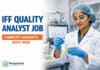 IFF Quality Analyst Job Chemistry Graduates Apply Now