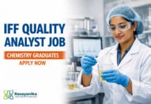 IFF Quality Analyst Job Chemistry Graduates Apply Now