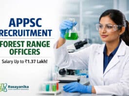 ₹1.37 Lakh Govt Job Alert! APPSC Recruitment for Chemistry Graduates