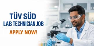 Lab Technician Job at TÜV SÜD | Apply Now