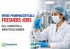 Freshers Job at Intas Pharmaceuticals | Msc Organic Chemistry & Analytical Chemistry Graduates | Apply Online