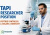 TAPI Hiring Chemistry Graduates | Apply for Researcher Position