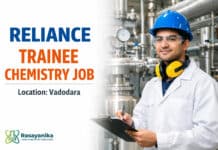 Freshers Chemistry Job at Reliance | Apply for Trainee Role