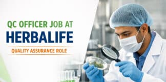 QC Officer job at Herbalife | Apply Now