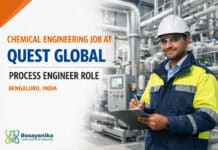 Chemical Engineering Job at Quest Global | Process Engineer Role