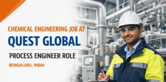 Chemical Engineering Job at Quest Global | Process Engineer Role