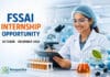 FSSAI Internship Circular for October-December 2026