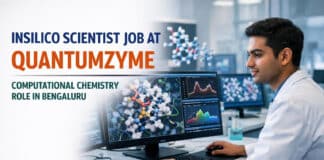 Freshers Computational Chemistry Job at Insilico | Apply for Scientist Role