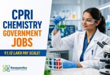 ₹1.12 Lakh Pay Scale! Chemistry Govt Job at CPRI – Apply Now