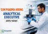 Sun Pharma hiring Analytical Executive | Apply now