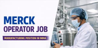 Merck Jobs for Chemistry Graduates | Operator Role Chemistry Job at Merck | Operator role Apply Now