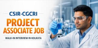 Project Associate Job at CSIR-CGCRI | Apply Now