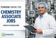 Syngene Hiring for Chemistry Jobs | Associate Role Apply Now