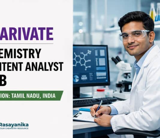 Chemistry Freshers Job at Clarivate | Apply Now