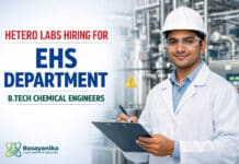 Freshers Job at Hetero | BTech Chemical Engineering Graduates | Apply Now