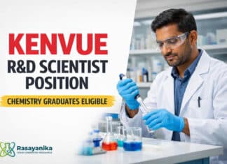 R&D Scientist Position at Kenvue | Chemistry Graduates Eligible R&D Scientist Position at Kenvue | Chemistry Graduates Eligible