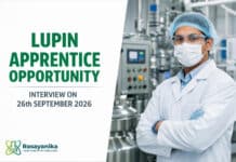 Internship Opportunity at Lupin | Chemistry Candidates Apply Now