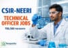 ₹86,580/Month CSIR-NEERI Recruitment 2026 – Chemistry Technical Officer Job
