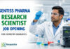 Scientist Vacancy at Sentiss Pharma | Chemistry Graduates Apply Now