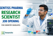Scientist Vacancy at Sentiss Pharma | Chemistry Graduates Apply Now