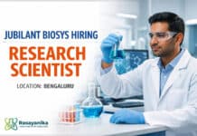 Jubilant Biosys is Hiring Research Scientist in Bengaluru