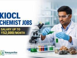 Govt Chemist Jobs at KIOCL | Salary up to ₹52,000/Month