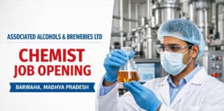 Latest Chemist Job at Associated Alcohols & Breweries Limited | Apply Now
