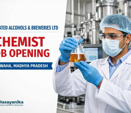 Latest Chemist Job at Associated Alcohols & Breweries Limited | Apply Now