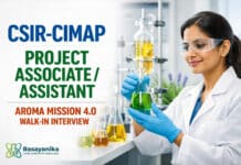 Project Associate / Assistant at CSIR-CIMAP Pantnagar | Aroma Mission 4.0 Walk-in 23 Sep