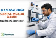 ALS Global Genome Valley Hyderabad Scientist / Associate Scientist | Fresh PhD Mass Spec