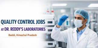 Quality Control Jobs at Dr. Reddy’s Laboratories