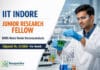 Junior Research Fellow at IIT Indore | BRNS Metal Oxide Electrocatalysts | Apply by 18 Sep | Earn Rs 37,000/-