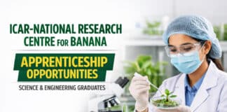 Govt Apprentices at ICAR-National Research Centre for Banana