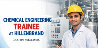 Chemical Engineering Job at Hillenbrand | Apply for Trainee Role
