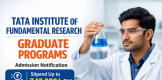 TIFR GS 2027: Graduate Programs Admission Details