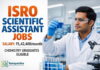 ISRO Recruitment 2026: Chemistry Graduates Apply Now