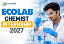 Ecolab Chemist Internship (2027) at Singapore | Apply Online ECOLAB Chemist Internship 2027