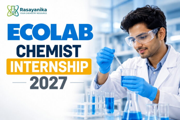 ECOLAB Chemist Internship 2027 ECOLAB Chemist Internship 2027