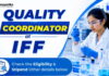 Quality Coordinator Job at IFF | Chemistry Graduates Apply Now