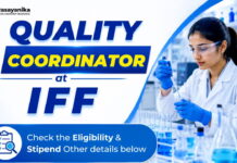 Quality Coordinator Job at IFF | Chemistry Graduates Apply Now