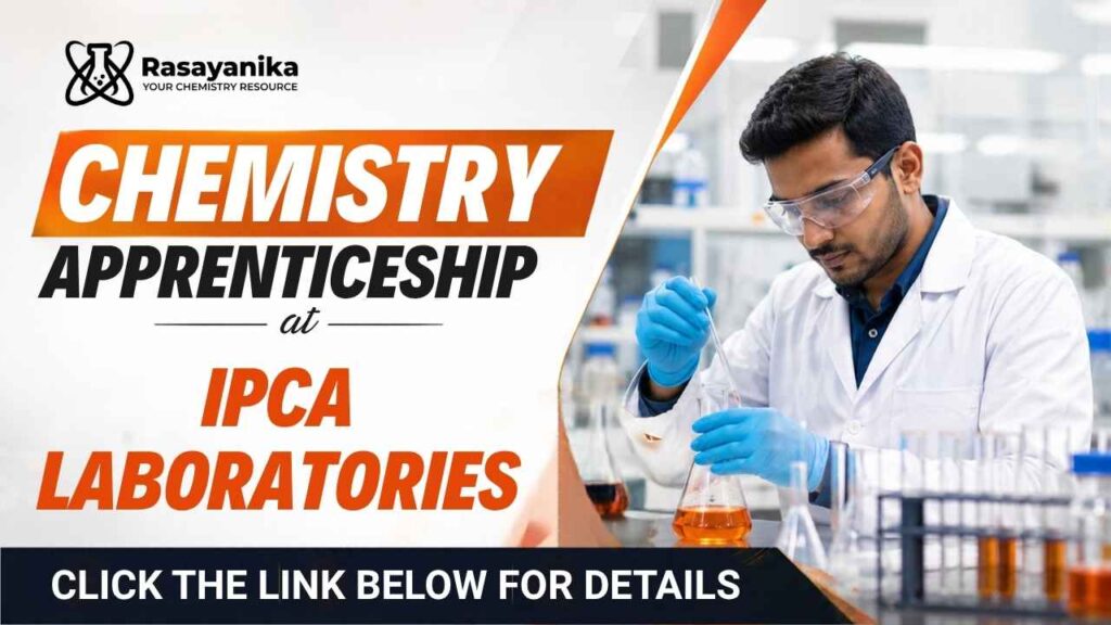 Fresher Apprenticeship at Ipca Laboratories for B.Sc. Chemistry graduates – Production Apprentice Jobs in Dewas